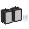 isinlive LV-H128 Air Purifier Replacement Filter Compatible with LEVOIT LV-H128/ PUURVSAS (HM669A) / ROVACS (RV60) 3-in-1 Pre H13 Filter, 4 Pack LV-H128 Filters and 30 Pack Aroma Pads