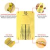 Nailskey Nail Forms for Gel Builder - 100 Pcs Self Adhesive Nail Extension Stickers for Acrylic, UV & Poly Gel with Tip Sculpting Guide - Nail Art for Home & Salon (Pack of 100)