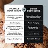 UpCircle Exfoliating Coffee Body Scrub with Lemongrass 7.4oz - Sea Salt, Shea Butter + Coconut Oil - Natural, Vegan Exfoliator For Soft, Smooth Skin