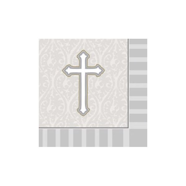 Devotion Christian Religious 3-ply Beverage Napkins 16 Per Pack