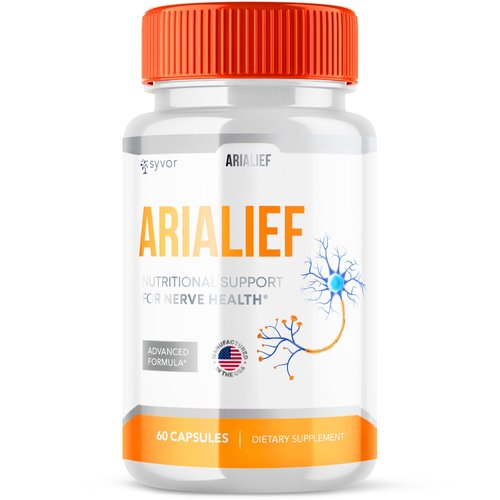 Arialief Capsules for Nerve Health, Official Arialief Supplement Pills for Lasting Support, Aria LIEF PrimePalm for Sciatica, Aria Leaf Advanced Nerve Supplement All Natural Ingredients (60 Capsules)