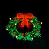 Led Light Set Compatible with Lego 40426 Christmas Wreath, Lighting for Lego 40426 Building Blocks [Model 40426 Not Included]