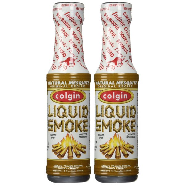 Colgin, All Natural Mesquite Liquid Smoke, 4oz Bottle (Pack of 2)