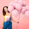 Pink Balloons 12 Inch 100PCS Latex Balloons for Balloon Arch Light Pink Balloons Pastel Pink Balloons Party Supplies for Birthday Party Mean Girl Y2k Bachelorette Party Pink Decorations for Party
