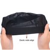 YTBYT 3 Pcs Mesh Cap Wig Caps for Making Wig Stretchy Wig Cap with Wide Elastic Band (Black Mesh Cap M)