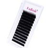 Eyelash Extensions L Curl 0.10 Mix Tray 8-14mm Classic Lash Extensions Individual Lashes Silk Eyelash Extension Supplies (0.10-L, 8-14mm Mixed)