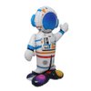 4D Standing Giant size SelfStand Rocket Astronaut Party Balloons UFO Helium Aluminum Balloon Outer Space Theme Birthday Party Decor Kids Boys Toys Party Supplies (Giant Base Astronaut)