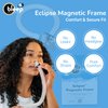 Bleep | Eclipse Magnetic Frame & 96 Halos - 48-Day Supply - MagSeal Ports for Eclipse Frame | Cpap Nose Mask - BPA, Corn, & Head Gear-Free | Cpap Store - USA