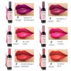 ALIVER 6 Colors Wine Liquid Lipstick, Lady Long Lasting Make Up Gloss Matte Lip Tint Wine Bottle Cover, Matte Lip Gloss (6pcs lipgloss)