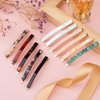 KIKOOD Bobby Hair Clips French long Barrettes Geometric Polished Tortoise Shell Hair Barrettes Clamps Hair Accessories for Women Girls Wedding Bridesmaid Valentines Day Party Birthday, 11pcs
