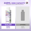 SAVILAND Pure EMA Monomer Acrylic Nail Liquid: 8.12fl.oz Odorless Acrylic Liquid with14# Acrylic Nail Brush Dappen Dish Castor Oil Vitamin E Nail Monomer Liquid Set for Acrylic Nails Extension Salon