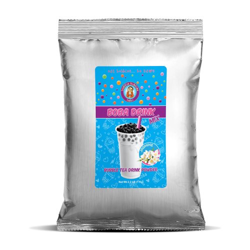 JASMINE GREEN TEA Latte Boba/Bubble Tea Drink Mix Powder By Buddha Bubbles Boba (2.2 Pounds / 1 Kg)