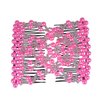 Ruihfas 5Pcs Easy Stretch Beaded Hair Combs Double Magic Slide Metal Comb Clip Hairpins for Women Hair Styling
