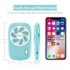 Aluan Handheld Mini Fan Powerful Small Personal Portable Speed Adjustable USB Rechargeable Eyelash Fan for Kids Girls Boys Woman Man Home Office Outdoor Travel