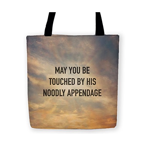 FSM May You Be TOUCHED BY HIS NOODLY APPENDAGE Carryall Tote Bag (13in)