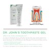 Hyalogic Fluoride Free Toothpaste: Dr. John’s Natural Toothpaste w/Hyaluronic Acid – Support Healthy Teeth & Gums - Gentle Whitening Fresh Mint Toothpaste— Vegan Friendly (4.58 oz)
