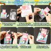 OOINQQ Valentines Day Cards with Squishy Gift for Kids School Classroom 36Pcs Animals Mochi Squishy Toys with Cards for Kids Valentines Party Favors Classroom Exchange Gifts