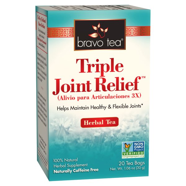 Bravo Tea Triple Joint Relief Caffeine Free 20 Tea Bags