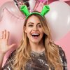 Baaxxango 12 Pieces Green Ears Headbands,Ogre Ears Headband,Halloween Cute Hair Band for Adults,Kids Theme Party,Costume Cosplay Decoration