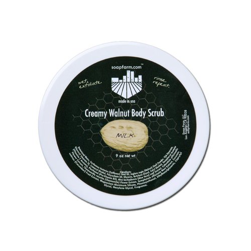 Creamy Walnut Body Scrub Paraben Free in Milk & Honey