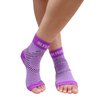 BLITZU Compression Socks for Plantar Fasciitis, Achilles Tendonitis Relief. Ankle Compression Sleeve for Heel Spurs, Foot Swelling, Fatigue & Sprain. Arch Support Brace for Sports, Gym Purple L-XL