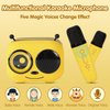 Mini Karaoke Machine for Kids Adults, Music Toys for Girls Boys Ages 3-12 Portable Bluetooth Speaker with 1 Wireless Microphone Birthday for Girls 4 5 6 7 8 10+ Years Old Home Party