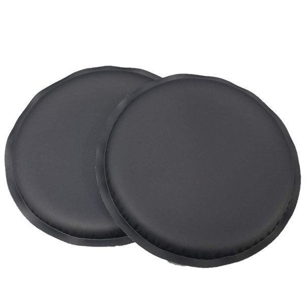 ULTRAGEL “OH SO Soft” Arm, Elbow, Wrist Rest Super Soft Gel Pad (4.30 Disc-Pair, Black)