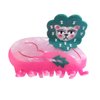 Generic Pink Lion Hair Clip,Acetate Claw Clip for Women,Women Hair Accessories, 1 Count (Pack of 1)