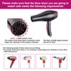 Collapsible Silicone Hair Dryer Diffuser - Travel and Easy Storage - Fit Nozzle Diameter D-1.575Inch to 1.968 Inch (4-5cm) KingKam-Pink