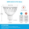 Aovpex 10 Pack Dimmable MR16 LED Bulbs, 12V 5W(50-Watt Equivalent), 3000K Warm White, GU5.3 Bi-Pin Base, 40-Degree, Indoor/Outdoor Landscape Spotlight Track Recessed Lighting