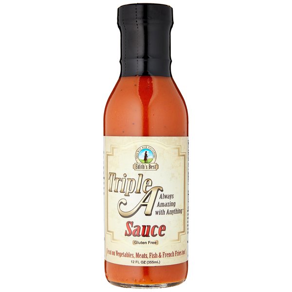 Edith's Best Triple A All Purpose Sauce - Bold and Complex Flavor Enhancer, Versatile Sauce for All Foods - Gluten-Free, Vegan, Ideal for Meats, Veggies, Marinades