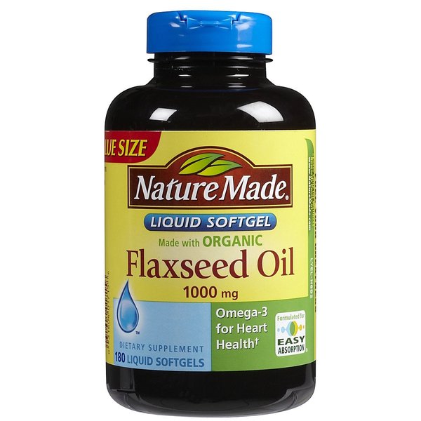 Flaxseed Oil 1000 mg Softgels