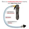 RedRock Gallo Drain Gun- with 5 Unthreaded CO2 Cartridges for A/C Condensate Line - Air Conditioner Cleaner Blaster Opener Kit with Five Cartridge Clears HVAC Clogs