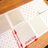 8pcs/Set Drawing Sashiko Stencils & Quilting Templates Set - 4.72inch Reusable PET Traditonal Patterns for Embroidery, Home Decor, Fabric Crafts