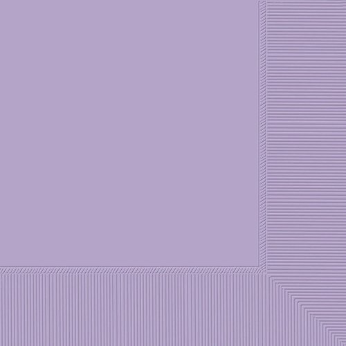 Amscan Dinner Paper Napkins - 8" x 8" | Disposable | Lavender | 40 Pcs.