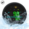 85mm Auto Digital Speedometer Odometer Tripmeter GPS Type 0-999 KM/H MPH with Turn Light High Beam 9-32VDC Waterproof for Car Motorbike Truck (Green)