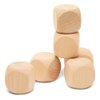 Wooden Blank Dice 1 inch x 1 inch, Pack of 25 Wooden Blocks Unfinished for Wooden Cube Craft, Games, and Parties, by Woodpeckers