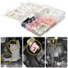 Shineyoo Fuel Line Retainer Clips 160PCS, 3/8 & 5/16 Fuel Line Retaining Clip Assortment Kit For Ford GM
