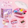 Girls Nail Polish Set, Toys for Girls Age 5 6 7 8 9 10, Nail Care Kit with Nail Polish, Nail Dryer, Fake Nails, nail Glitter, Nail Filer and Toe Separator, Ideal Birthday Gifts for Girls 5-8