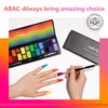 ABAC Rainbow Solid Gel Polish Set 24 Color,Hema-free Glitter Neon Gel Polish Set,Yellow Purple Blue Gel Polish Kit,Nail Kit with Double-Ended Nail Art Brush Soak Off LED Gel Nail Kit Manicure DIY Home