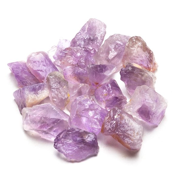 DesertUSA 1 lb Bulk Rough Crystal Stones for Tumbling, cabbing, polishing, feng Shui, Reiki Healing, Crystal Healing and Collecting. (Amethyst)