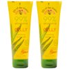 Lily Of The Desert Gelly Moisturizer - 99% Organic Aloe Vera Gel for Skin, After Sun Care with Aloe, Vitamin E Oil, and Vitamin C for Sunburn Relief, 8 Fl Oz (Pack of 2)