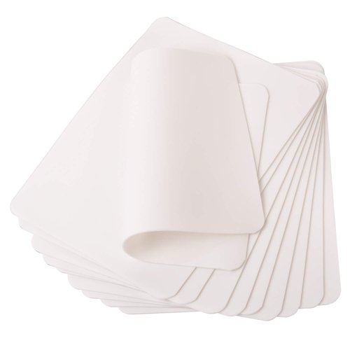 Gospire 10pcs Blank Tattoo Practice Skin 8x6 Practice Skin Tattoo Skin Practice Sheet for Beginners and Experienced Artists (Silicone Type)