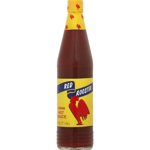 Red Rooster Louisiana Hot Sauce 6 Fl. Oz. (177ml) - Pack of 2