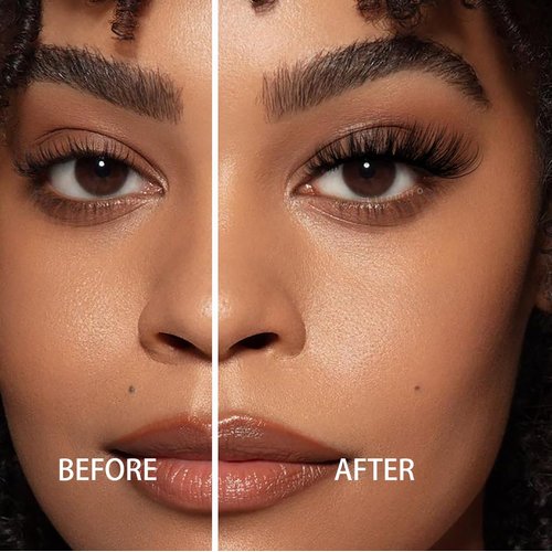 Fluffy Lashe Clear Band Fox Eye Lashes Faux Mink Eyelashes Wispy False Eyelashes Cat Eye Lashes 3D Volume Strip Lashes Pack by Kiromiro