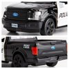 BDTCTK 1/36 Scale Compatible for Ford F150 Pickup Truck Police Car Model, Zinc Alloy Die-Cast Pull Back Vehicles Kid Toys for Boy Girl Gift (Black)