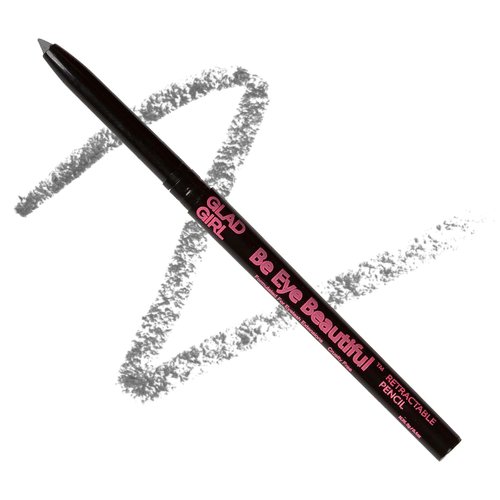 GladGirl Be Eye Beautiful - Retractable Pencil (Ebony) Grey