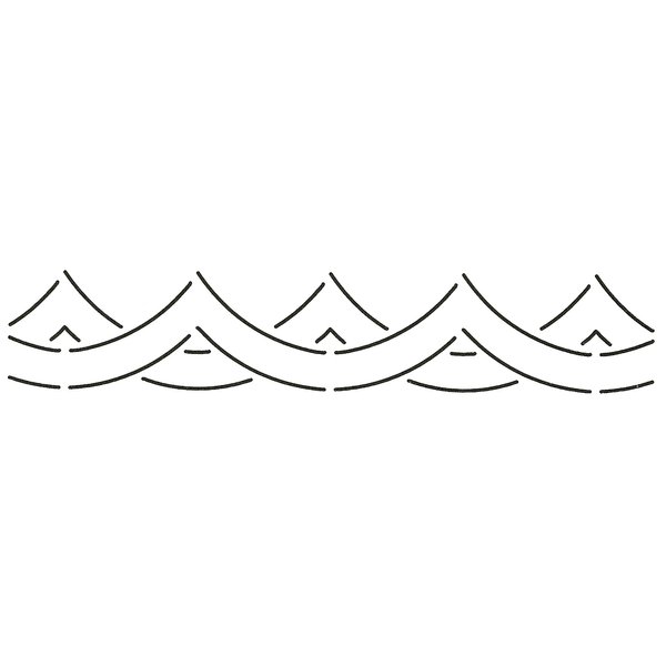 Quilting Creations Scallop Border Quilt Stencil