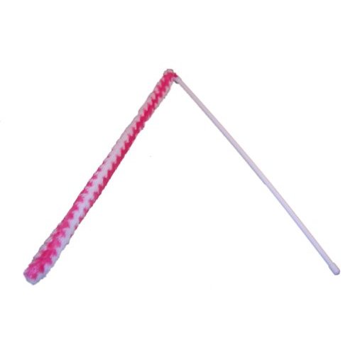 Cat A Lack Wand with Striped Tail Cat Toy, Assorted