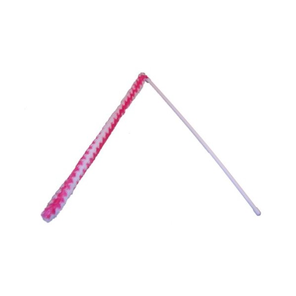 Cat A Lack Wand with Striped Tail Cat Toy, Assorted